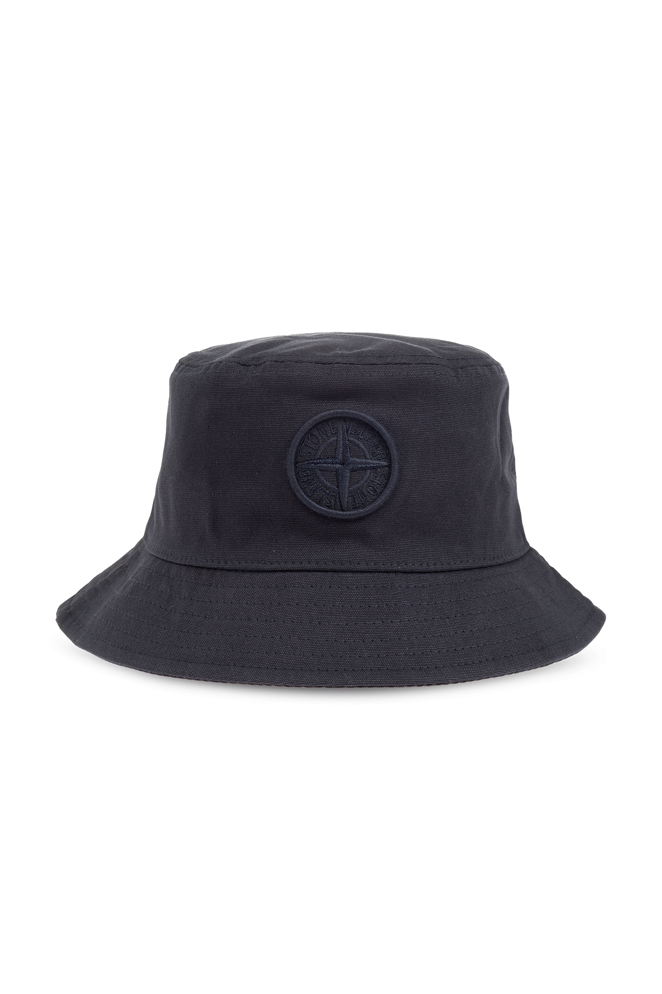 Navy blue Bucket hat with logo Stone Island Kids - Vitkac Canada